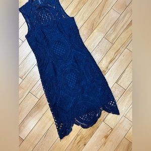 Navy Lace Dress